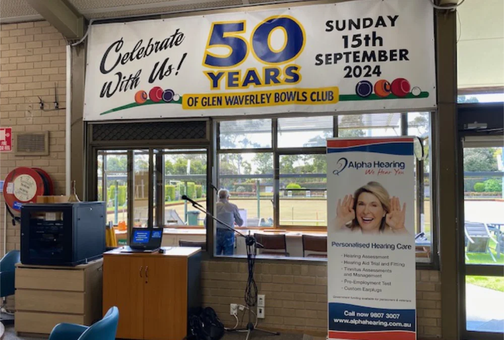 Alpha Hearing: Proud sponsor of Glen Waverley Bowls Club