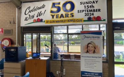 Alpha Hearing: Proud sponsor of Glen Waverley Bowls Club